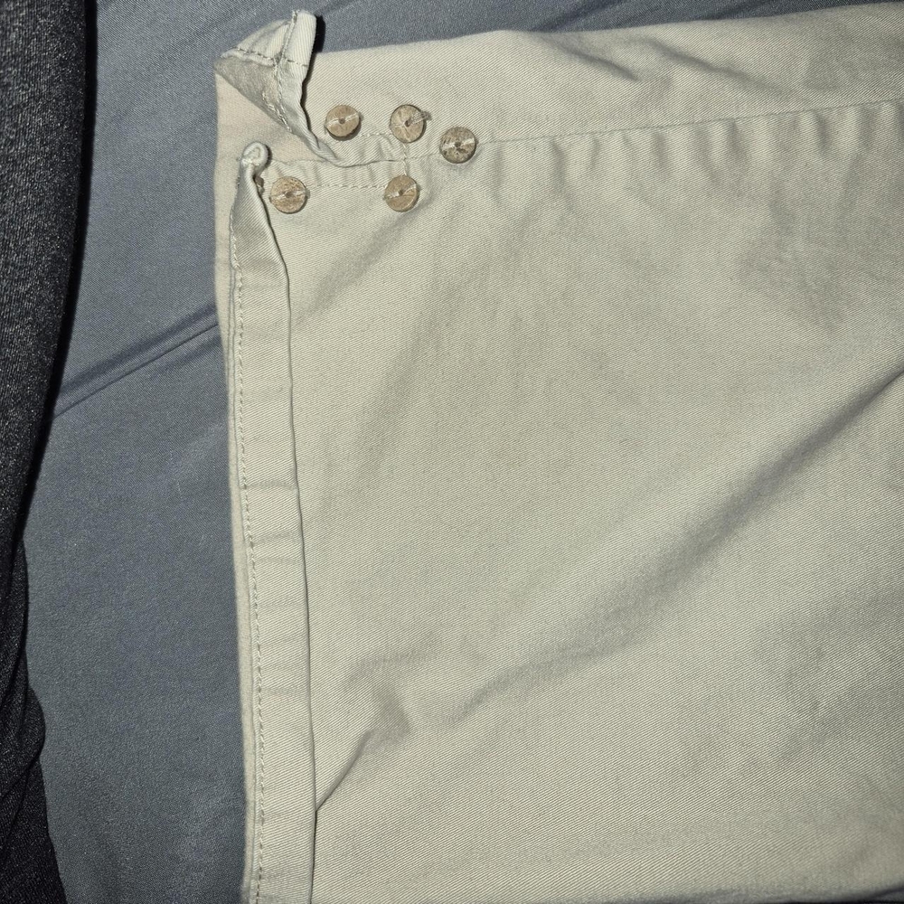 Ruby Rd. Beige Button-Accent Capris - image 3